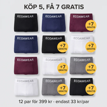 ECOAWEAR® Bambuboxers 5-Pack | Få 7 Extra Gratis