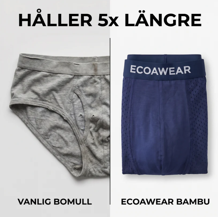 ECOAWEAR® Bambuboxers 5-Pack | Få 7 Extra Gratis